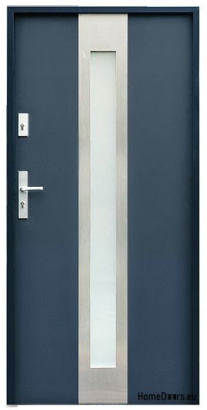 PORTE EXTÉRIEURE SUR MESURE W11 80/90 BLANC ANTHRACITE PORTE EXTÉRIEURE SUR MESURE W11 80/90 BLANC ANTHRACITE