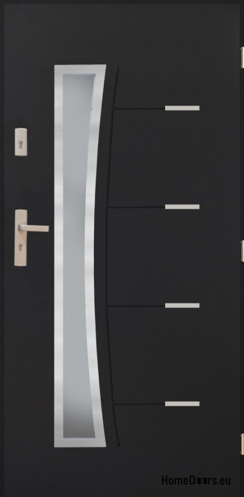 Portes extérieures acier poli 72mm Saturn 01 80 90 Portes extérieures acier poli 72mm Saturn 01 80 90