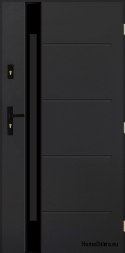 Porte extérieure en acier 72mm Dorado 01 80/90 WARM