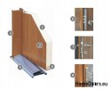 PORTE EXTÉRIEURE SUR MESURE W17 ANTHRACITE, MOUSSE BLANCHE