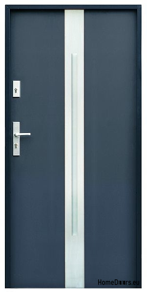 PORTES EXTÉRIEURES À LA TAILLE W18 80/90 BLANC ANTHRACITE, MOUSSE PORTES EXTÉRIEURES À LA TAILLE W18 80/90 BLANC ANTHRACITE, MOUSSE