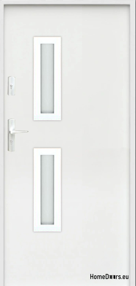 PORTE EXTÉRIEURE SUR MESURE W17 ANTHRACITE, MOUSSE BLANCHE PORTE EXTÉRIEURE SUR MESURE W17 ANTHRACITE, MOUSSE BLANCHE