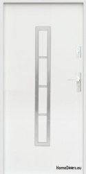 PORTES EXTÉRIEURES À LA TAILLE A2 MOUSSE BLANCHE ANTHRACITE
