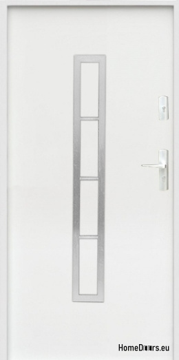 PORTES EXTÉRIEURES À LA TAILLE A2 MOUSSE BLANCHE ANTHRACITE