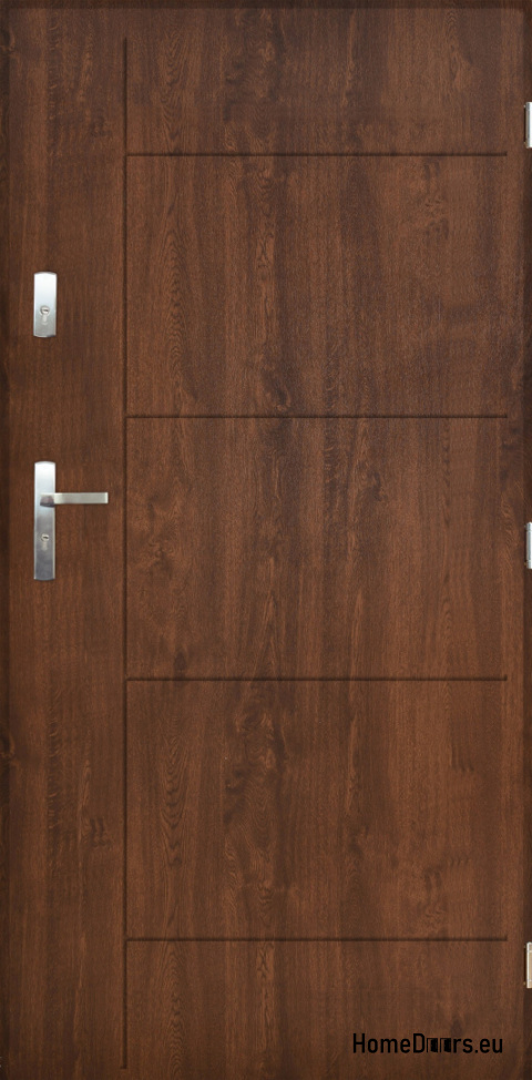 Portes extérieures Acier poli 55mm SWING 80 90 Portes extérieures Acier poli 55mm SWING 80 90