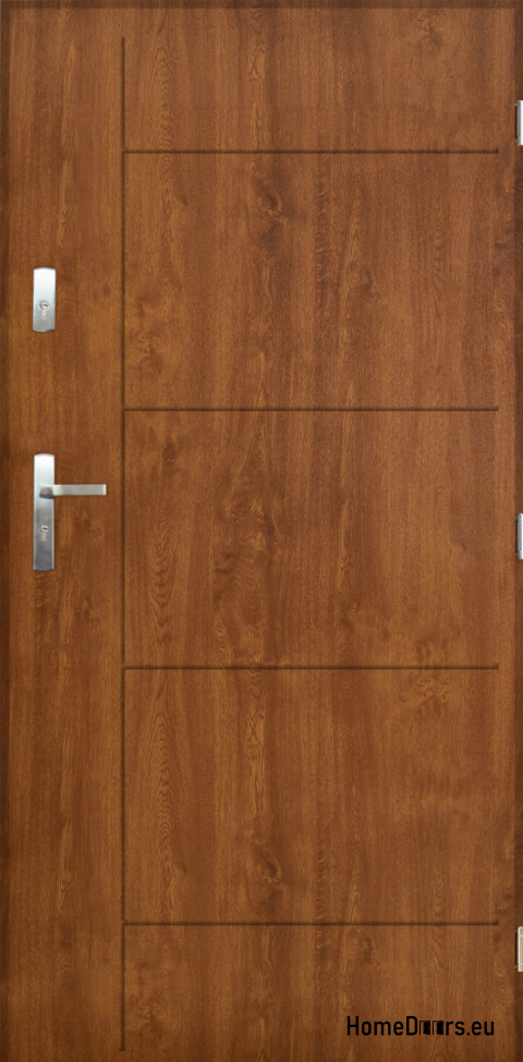 Portes extérieures Acier poli 55mm SWING 80 90 Portes extérieures Acier poli 55mm SWING 80 90