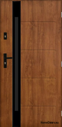 Porte extérieure en acier 72mm Dorado 01 80/90 WARM