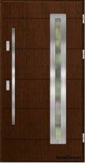 Portes extérieures, chêne bois 74 mm DEMIR