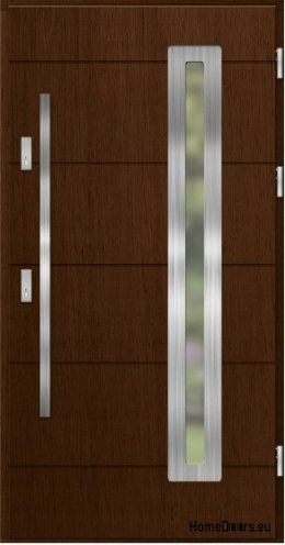 Portes extérieures, chêne bois 74 mm DEMIR