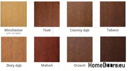 Portes extérieures, chêne bois 82 mm ELIZA