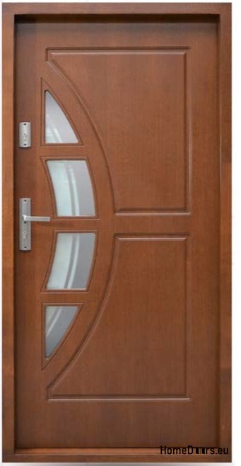 Portes extérieures en bois chêne 82mm PETER Portes extérieures en bois chêne 82mm PETER