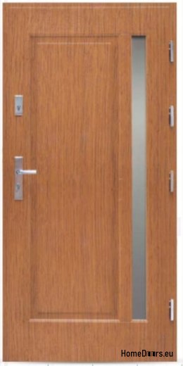 Portes extérieures en bois pin 65 mm WIKTOR