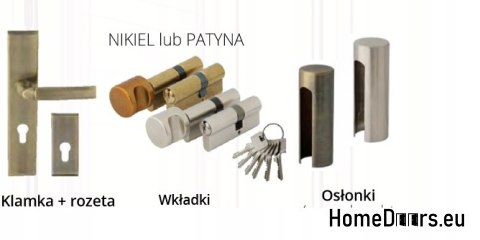 Portes extérieures en bois pin 65 mm WIKTOR Portes extérieures en bois pin 65 mm WIKTOR