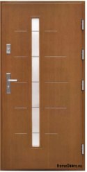 Portes extérieures, pin bois 82 mm ARIE