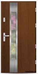 Portes extérieures en bois pin chaud 82 mm EMIR