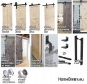 PORTES COULISSANTES EN BOIS EN PIN LOFT RUSTIC K 70