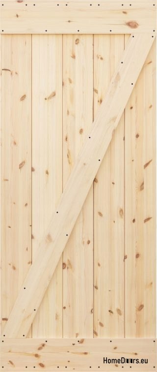 PORTE COULISSANTE EN BOIS DE PIN LOFT RUSTIC Z 70 PORTE COULISSANTE EN BOIS DE PIN LOFT RUSTIC Z 70