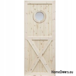PORTES NOUÉES EN BOIS DE PIN RADEX LOFT OX 70