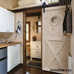 PORTE DE SALLE DE BAIN NOUÉE EN BOIS RADEX LOFT OX 80
