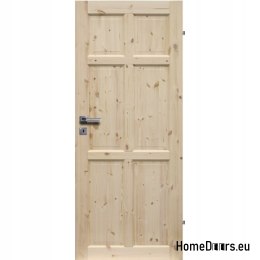 PORTES EN PIN ENTIÈREMENT EN BOIS RADEX BERGEN PN 90