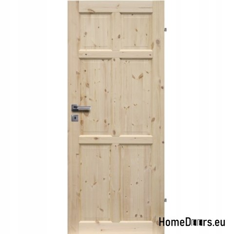 PORTES EN PIN ENTIÈREMENT EN BOIS RADEX BERGEN PN 90