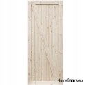 PORTES EN BOIS NOUÉ RAW RADEX LOFT AVEC 80