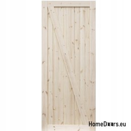 PORTES EN BOIS NOUÉ RAW RADEX LOFT AVEC 80