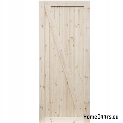 PORTES EN BOIS NOUÉ RAW RADEX LOFT AVEC 90