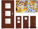 Portes intérieures de la chambre avec verre PARMA 90