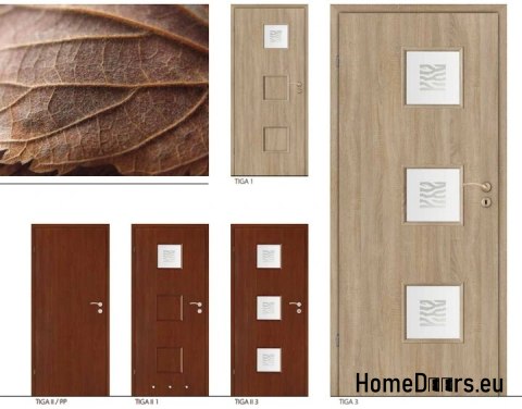 Portes vitrées avec verre TIGA II 60 Portes vitrées avec verre TIGA II 60