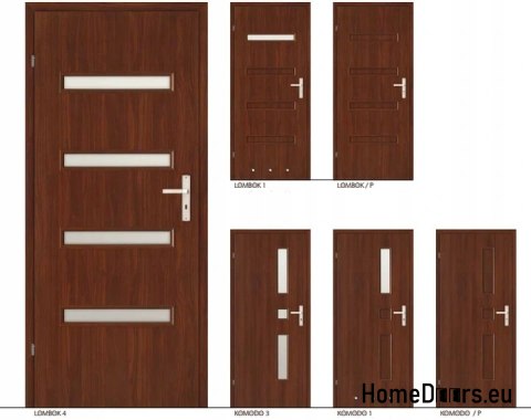 Portes intérieures pour WC salle de bain avec verre LOMBOK 80 Portes intérieures pour WC salle de bain avec verre LOMBOK 80
