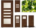 Portes de salle de bain avec ventilation en verre ZEBRA 60