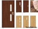 Chambre porte vitrée planche DUO 2 vitres 70