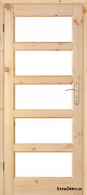 Porte en bois nœud brut MANHATTAN 60/70/80/90