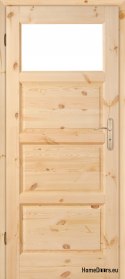 Porte de la chambre MANHATTAN WOOD 60/70/80/90
