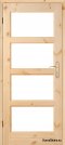 Porte de la chambre MANHATTAN WOOD 60/70/80/90