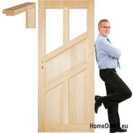 Portes en bois de pin cadre STOLGEN FR7 60/70/80/90