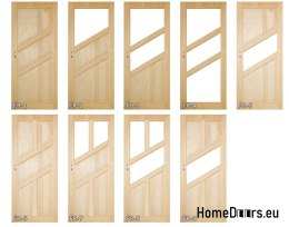 Portes en pin cadre brut STOLGEN FR6 60/70/80/90