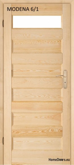 Porte de salle de bain en bois en pin MODENA 60/70/80/90