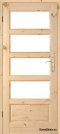 Porte de la chambre nœud en bois MANHATTAN 60/70/80/90