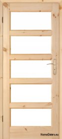 Porte de la chambre nœud en bois MANHATTAN 60/70/80/90