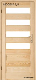 Porte chambre en pin en bois MODENA 60/70/80/90
