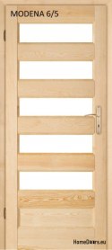 Porte chambre en pin en bois MODENA 60/70/80/90