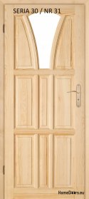 Portes en pin sans nœud SÉRIE 30 n° 31 60/70/80/90