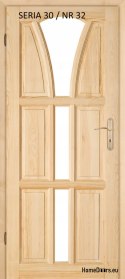 Portes en pin sans nœud SÉRIE 30 n° 32 60/70/80/90