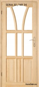 Portes en pin sans nœuds SÉRIE 30 n° 34 60/70/80/90