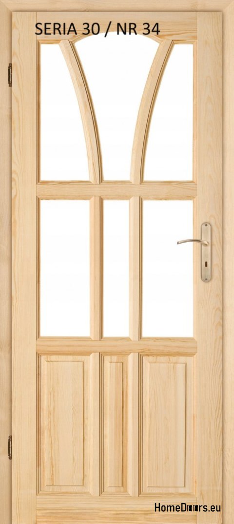 Portes en pin sans nœuds SÉRIE 30 n° 34 60/70/80/90 Portes en pin sans nœuds SÉRIE 30 n° 34 60/70/80/90