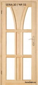 Portes en pin sans nœuds SÉRIE 30 n° 34 60/70/80/90