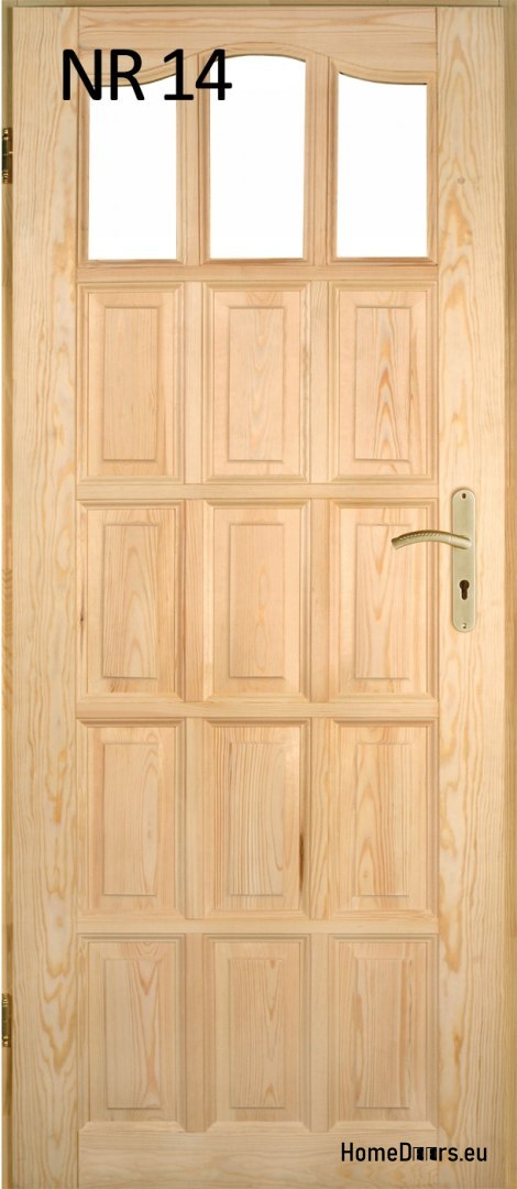 Portes intérieures en bois de pin n° 14 60/70/80/90