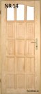 Portes intérieures en bois de pin n° 14 60/70/80/90